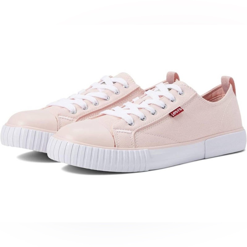 Levis
Levis Women's Anika-C-Logo Sneakers Canvas Low-Top Shoes Rose Pink Sz 10